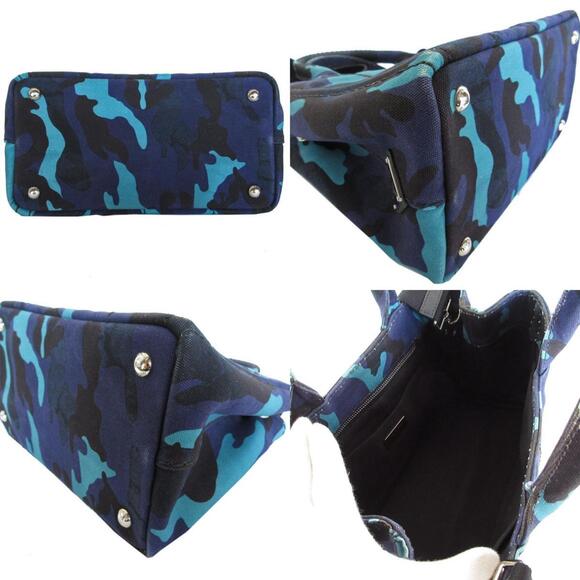 PRADA Black Canvas Shoulder Bag Shoulder Bags